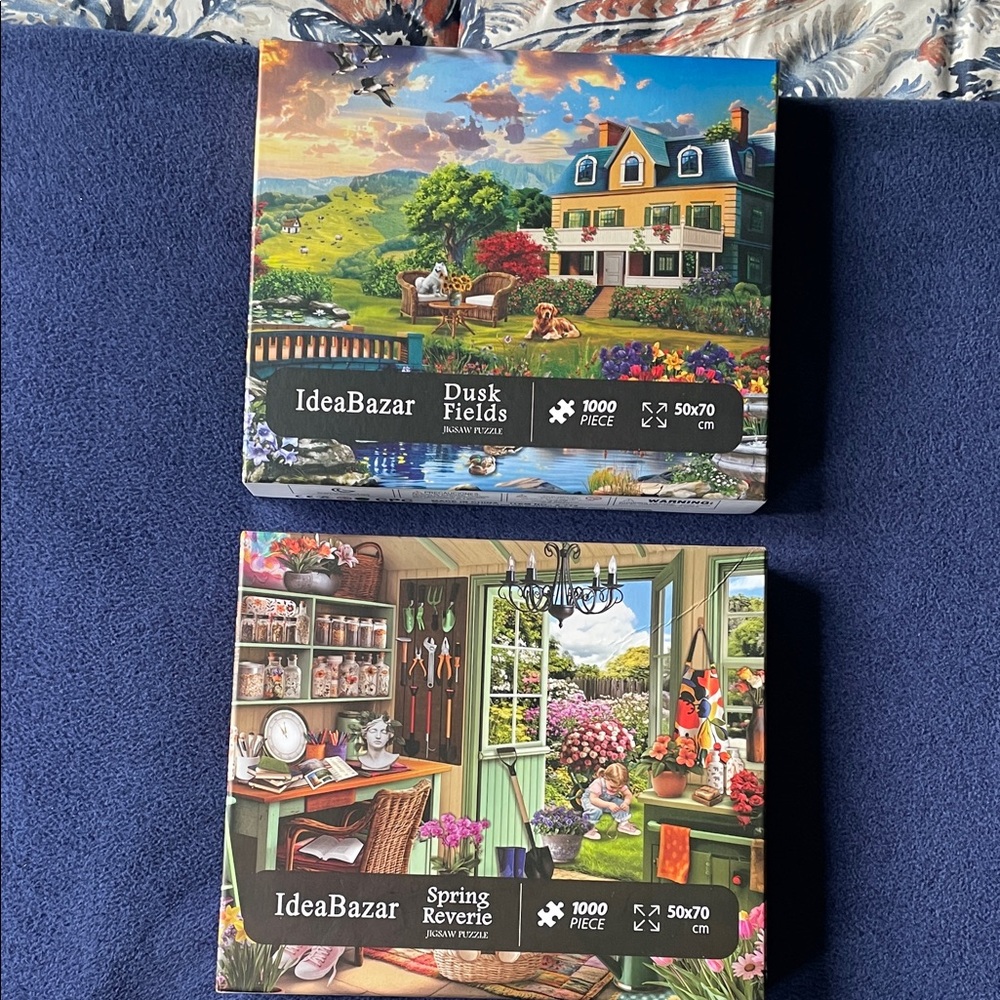 Scenic Puzzle Duo - Vibrant Multicolor